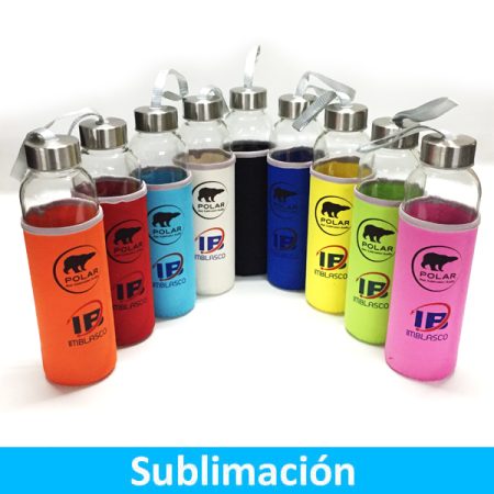 Botella Vidrio con funda M28 - Imagen 2