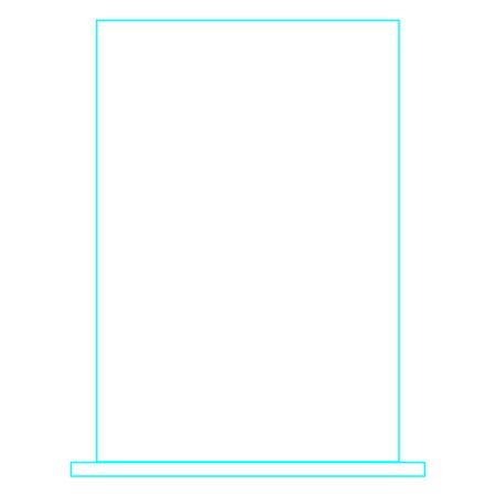 Galvano Cristal Rectangular 2350 - Imagen 4