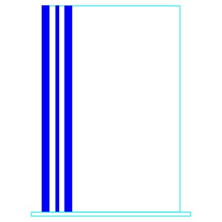 Galvano Cristal Rectangular 2374 - Imagen 4