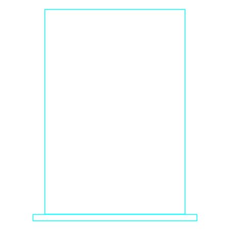 Galvano Cristal Rectangular 2375 - Imagen 4
