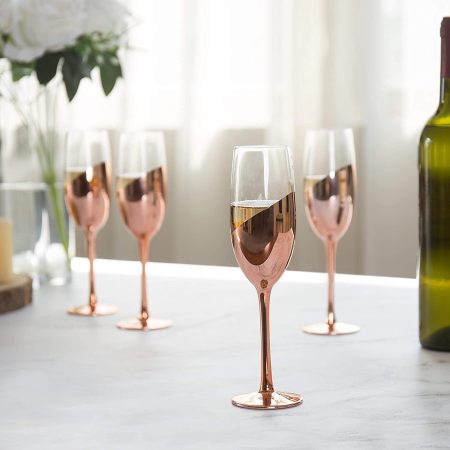Set de 4 Copas Champagne Encobrizadas M85 - Imagen 12