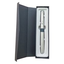 Roller plateado con estuche B60