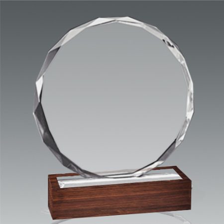 Galvano Cristal con Base de Madera BLAS 51 - Imagen 3