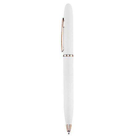 Bolígrafo Metálico Blanco Encobrizado L77 - Imagen 2