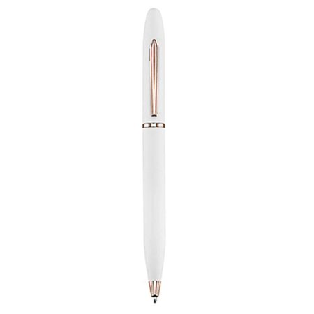 Bolígrafo Metálico Blanco Encobrizado L77 - Imagen 3