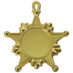 Condecoración Estrella con Hojas CON03