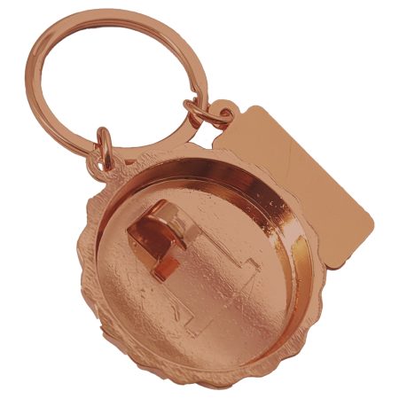 Llavero Tapa Destapador Encobrizado K59 - Imagen 2