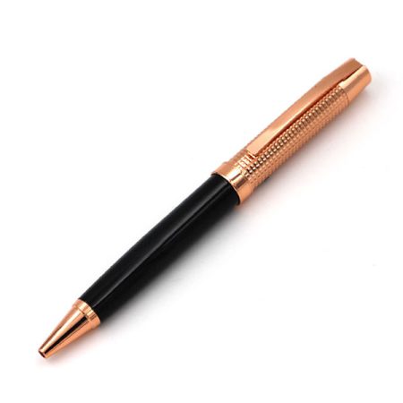 Bolígrafo Metálico Encobrizado Negro L75 - Imagen 4