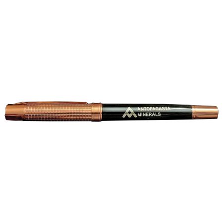 Bolígrafo Metálico Encobrizado Negro L75 - Imagen 5