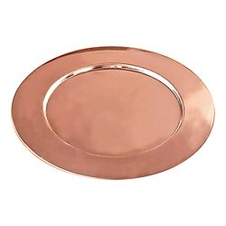 Set De 2 Posavasos Encobrizados Lisos M111