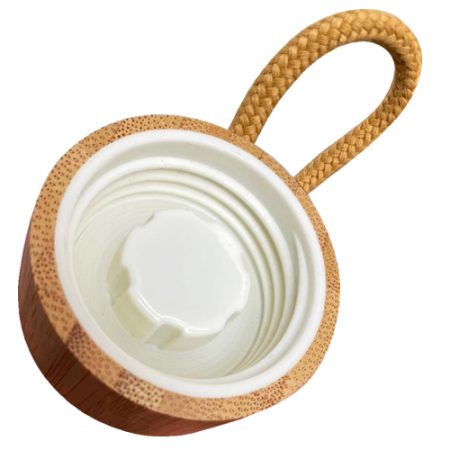 Botella Vidrio con tapa Bamboo M32 - Imagen 3
