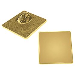 Piocha Broche Cuadrado Dorado (Pins)