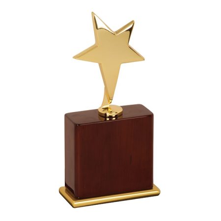 Galvano Madera Roja Estrella Premium  SKU 10