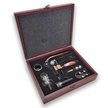 Set de Vino Deluxe Caoba W10 - Imagen 2