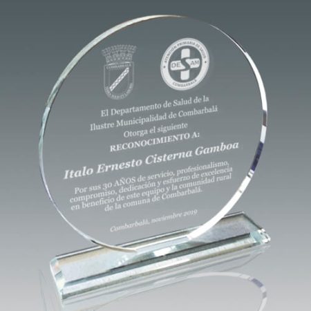 Galvano Cristal Circular CTA 00 - Imagen 3