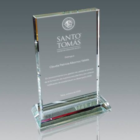 Galvano Cristal Rectangular RL 45 - Imagen 3
