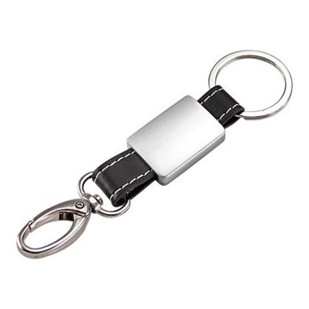 Llavero metálico símil cuero K10 - Imagen 2