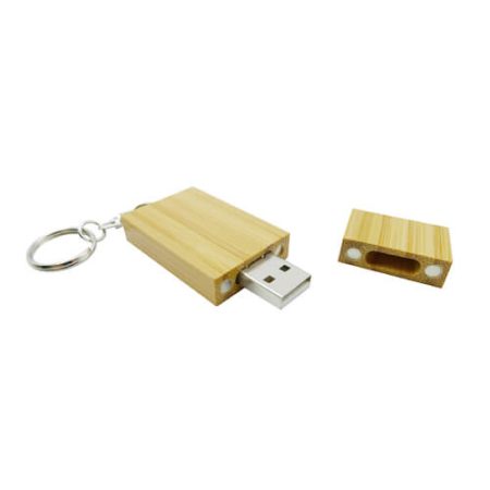 Pendrive Bamboo Llavero PD26 - Imagen 3