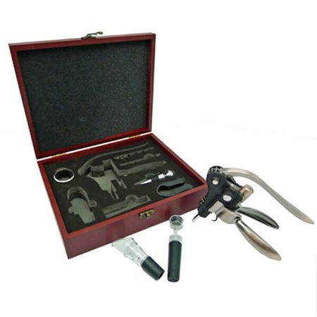 Set de Vino Deluxe Caoba W10 - Imagen 3