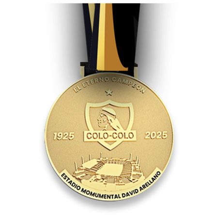 Medallón Conmemorativo Centenario Colo Colo - Imagen 2