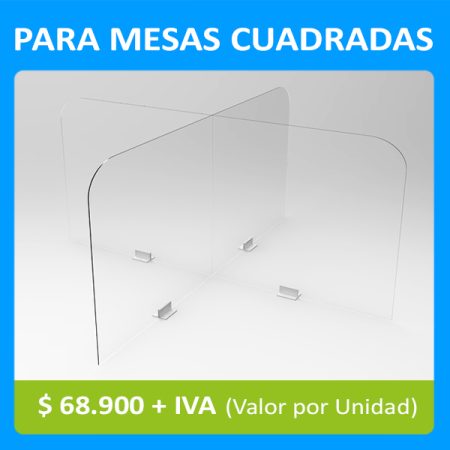 Acrílico Para Mesa Cuadrada - Imagen 2