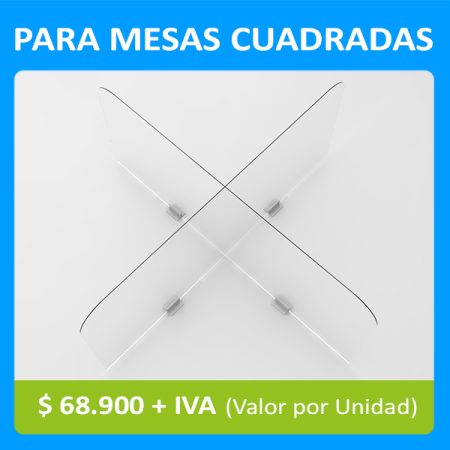 Acrílico Para Mesa Cuadrada - Imagen 3
