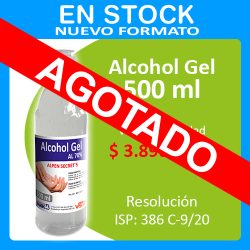 Alcohol Gel 500 ml.