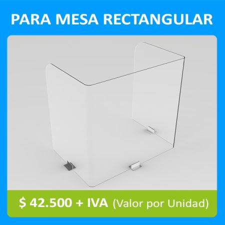 Acrílico Para Mesa Rectangular - Imagen 2