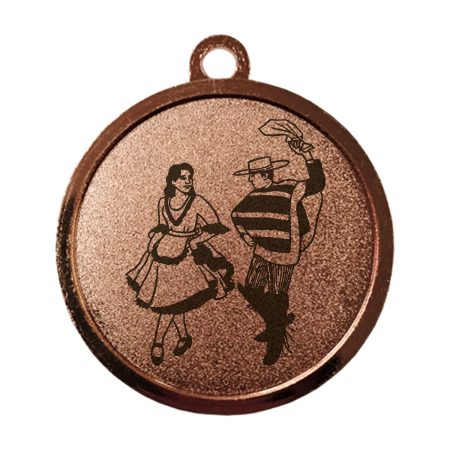 Medalla Cueca 55mm CUE55 - Imagen 4