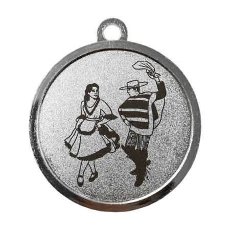 Medalla Cueca 55mm CUE55 - Imagen 3