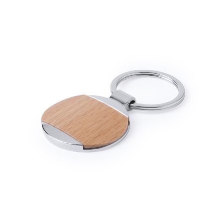 Llavero Metal Madera K32 - Imagen 2