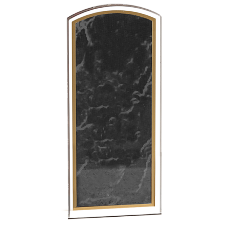Acrílico color grabado láser negro SKU 23