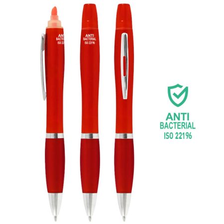 Bolígrafo Anti-Bacterial Destacador CO30 - Imagen 3